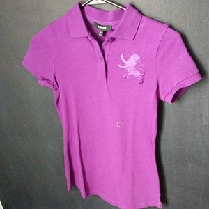 Brand NWT Express XS Women's Polo with Lion Logo